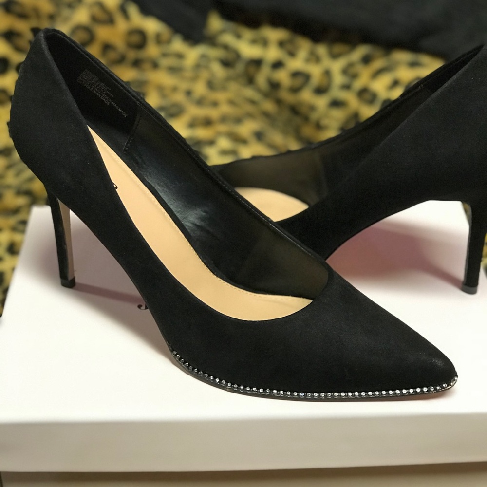 Black Suede Pumps